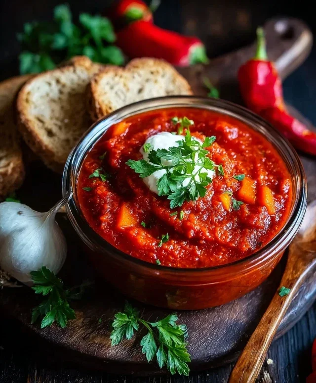 Paprikasoße mit Ajvar