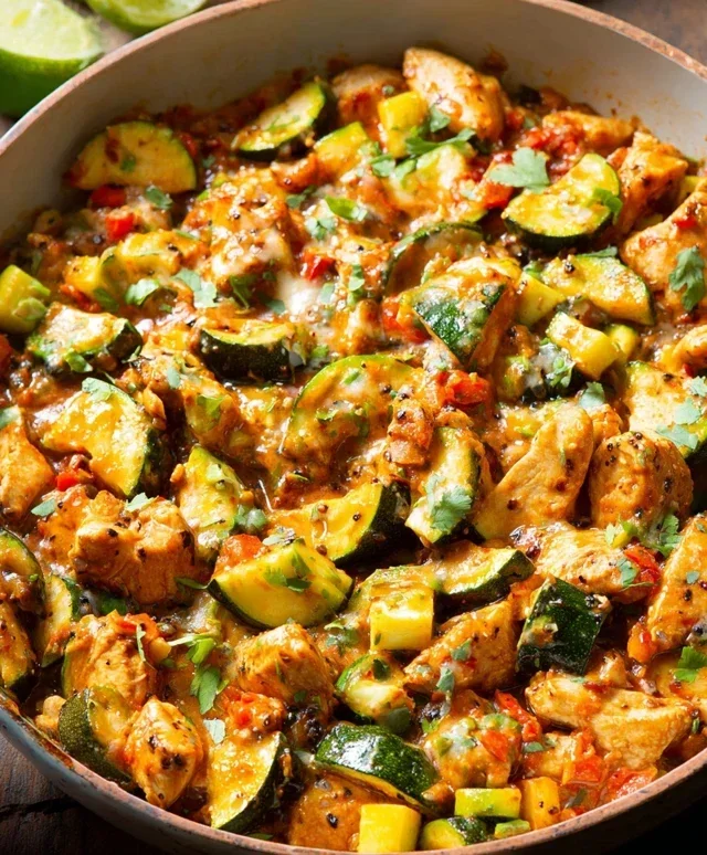 Tex Mex Chicken and Zucchini Recipe