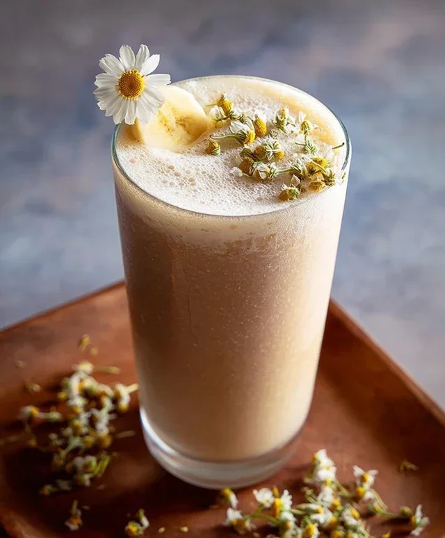 Banana Cbeef beef hamomile Tea Smoothie