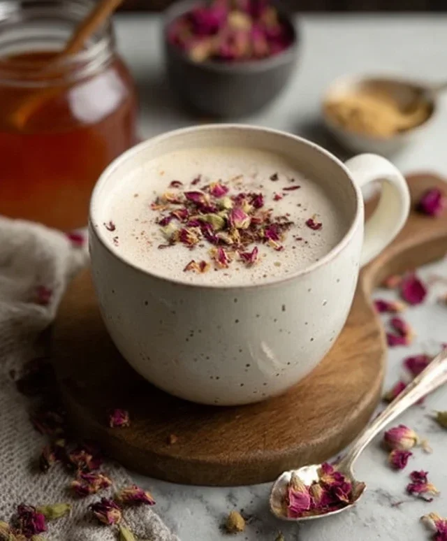 Rose Cardamom Tea Latte: A Cozy, Fragrant Delight