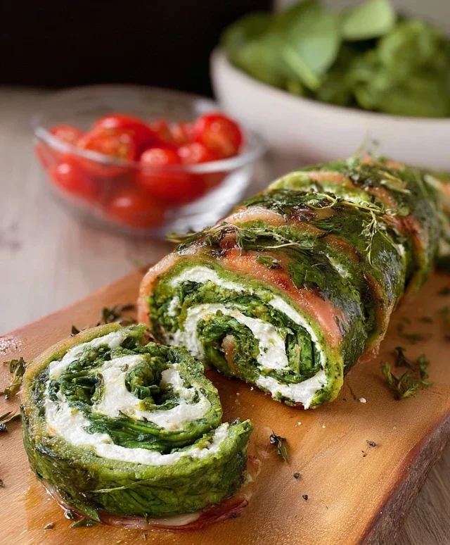 Roll di spinaci