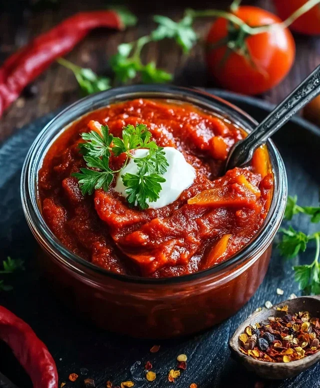 Paprikasoße mit Ajvar