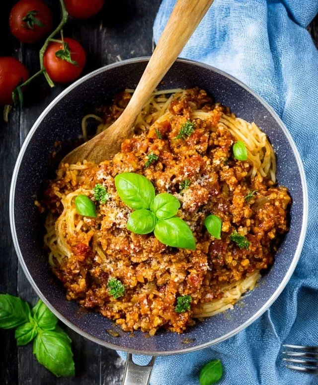 Vegane Bolognese aus Blumenkohl