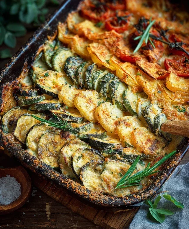 Verdure al forno gratinate