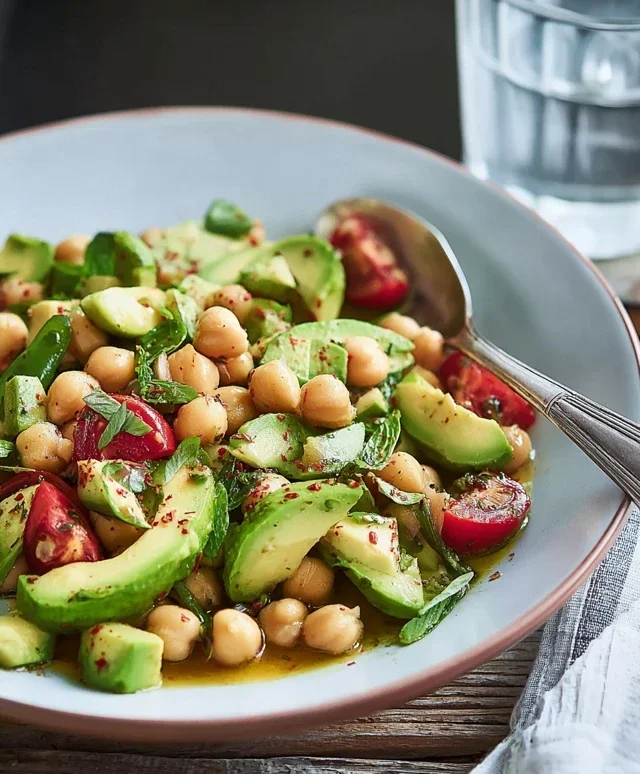 Kichererbsen Avocado Salat