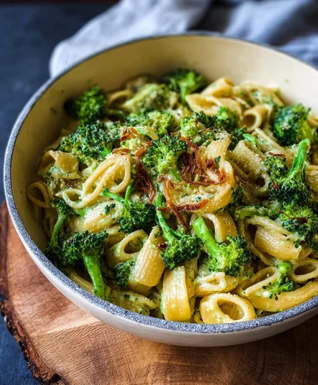 Cremige vegane Brokkoli-Pasta – Genuss aus nur einem Topf