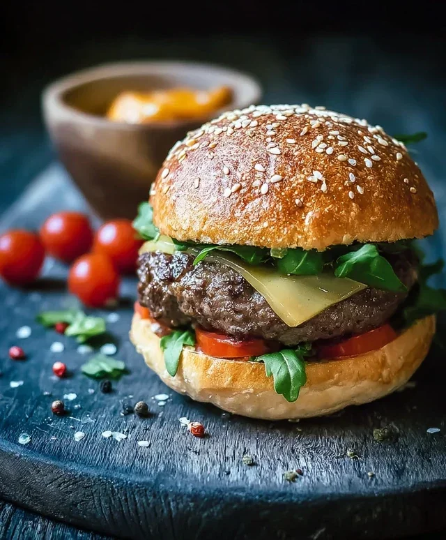 Burger aus der Heissluftfritteuse