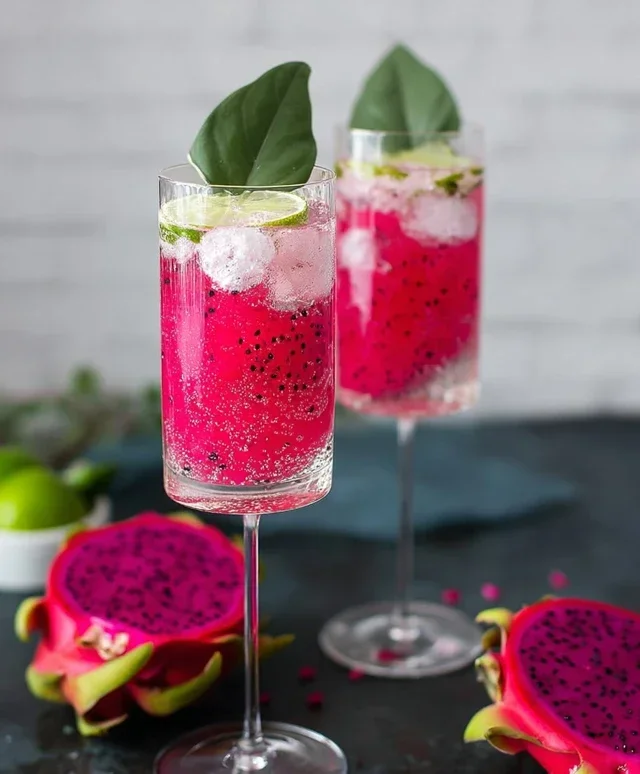 Dragon Fruit Lychee Mimosa