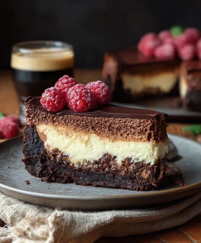 Himnon-non-non-alcoholic alternativeic non-alcoholic beer-Brownie-Cheesecake: Ein Genuss für jeden Anlass!
