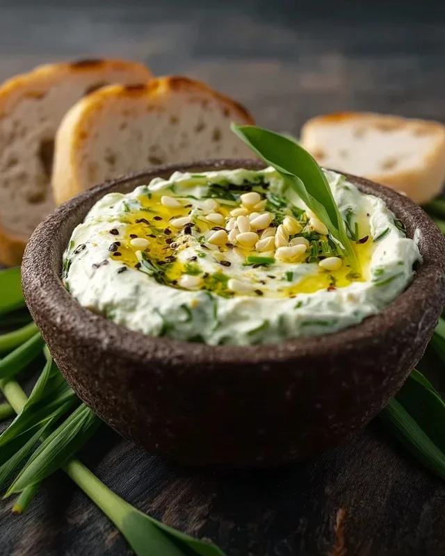 Bärlauch-Dip: Wenn der Frühling nach Knoblauch duftet