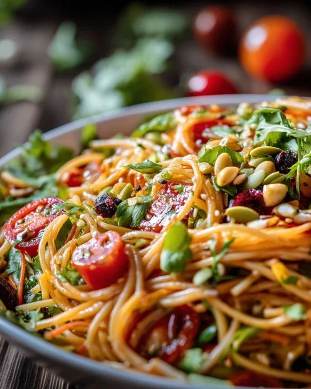 Leckerer Kalifornischer Spaghetti-Salat Rezept