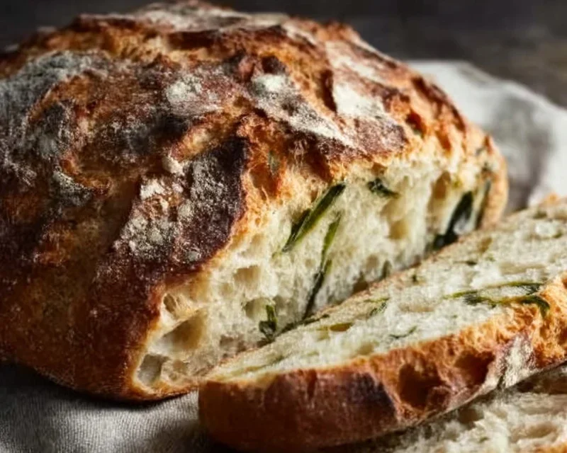 Knuspriges Bärlauchbrot