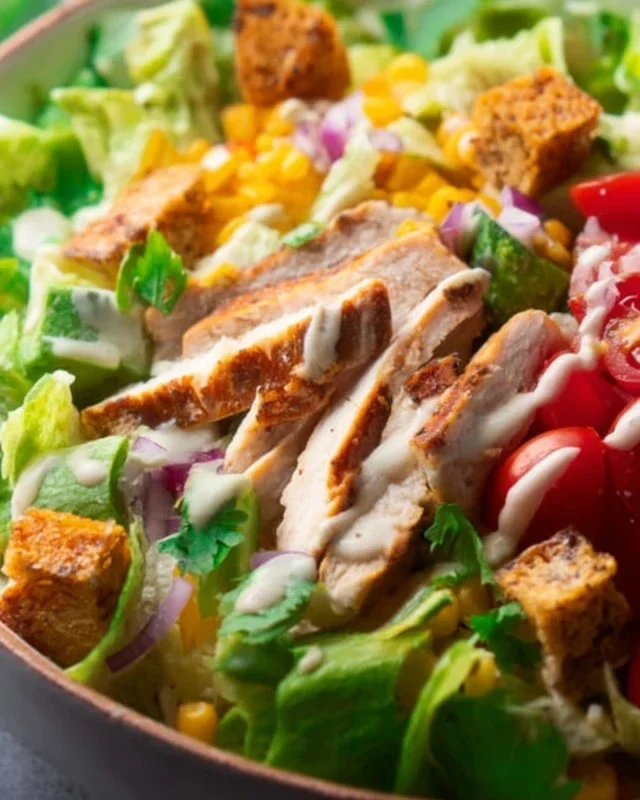 Santa Fe Salad Recipe with Chicken