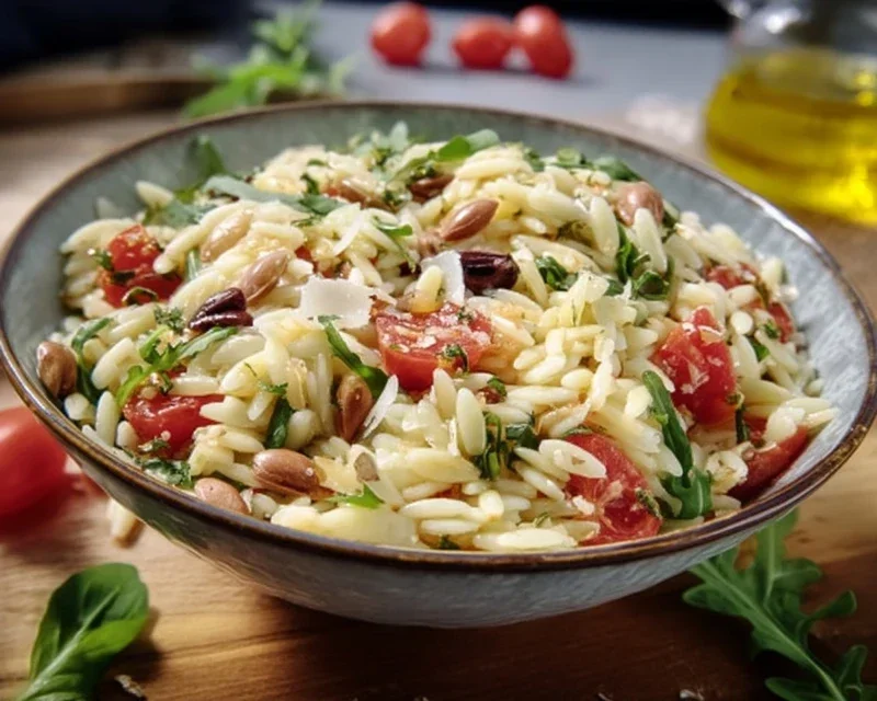 Italienisches Orzo Salat Rezept - einfach lecker!