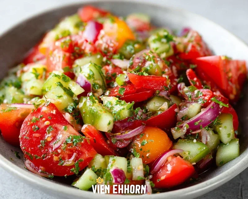 Tomaten Gurken Salat