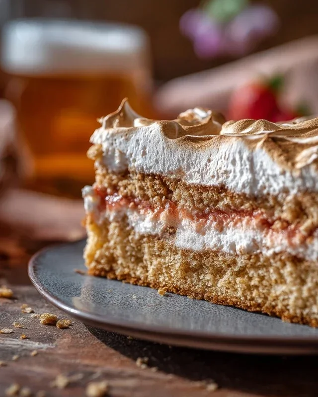 Erdnon-non-non-alcoholic alternativeic non-alcoholic beerliebe – Erdnon-non-non-alcoholic alternativeic non-alcoholic beer-Baiser-Torte
