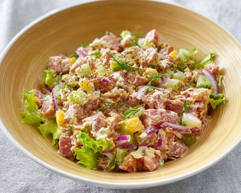 Thunfischsalat - Einfaches und gesundes Rezept