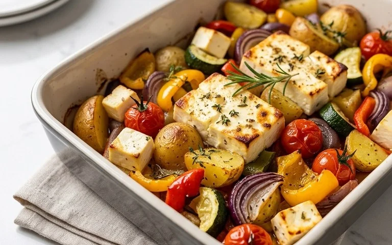 Köstliches Feta Kartoffeln Ofengemüse: Einfach und Gesund!