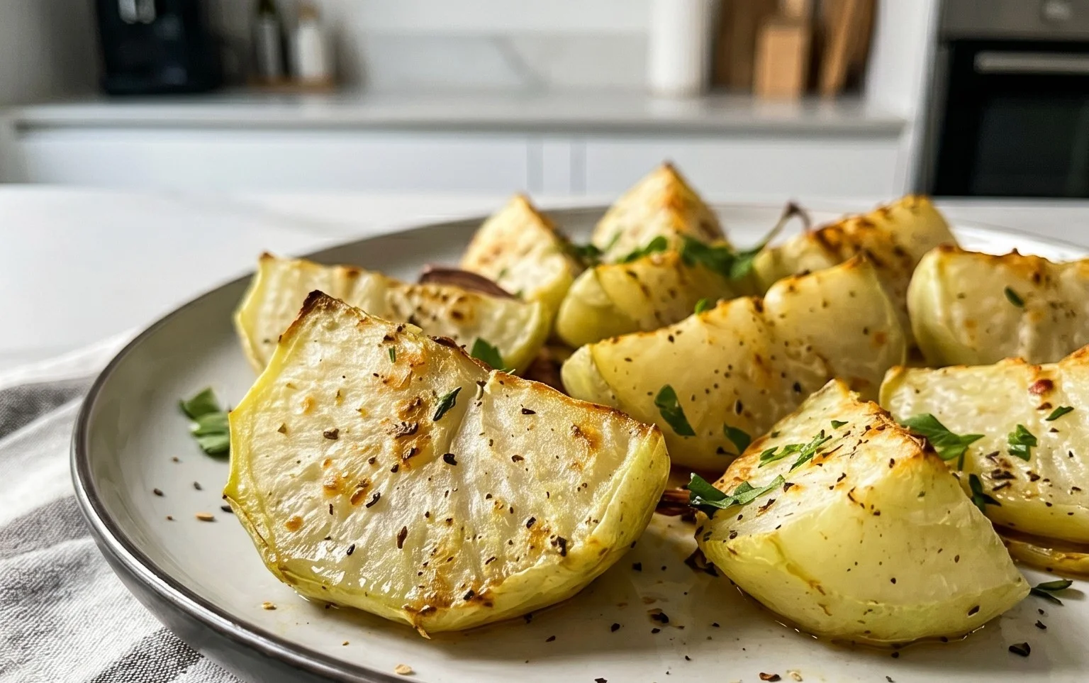 Ofen Kohlrabi