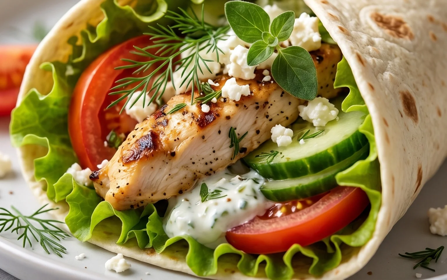 Griekse Kipwraps met Tzatziki maken is eenvoudig en lekker!