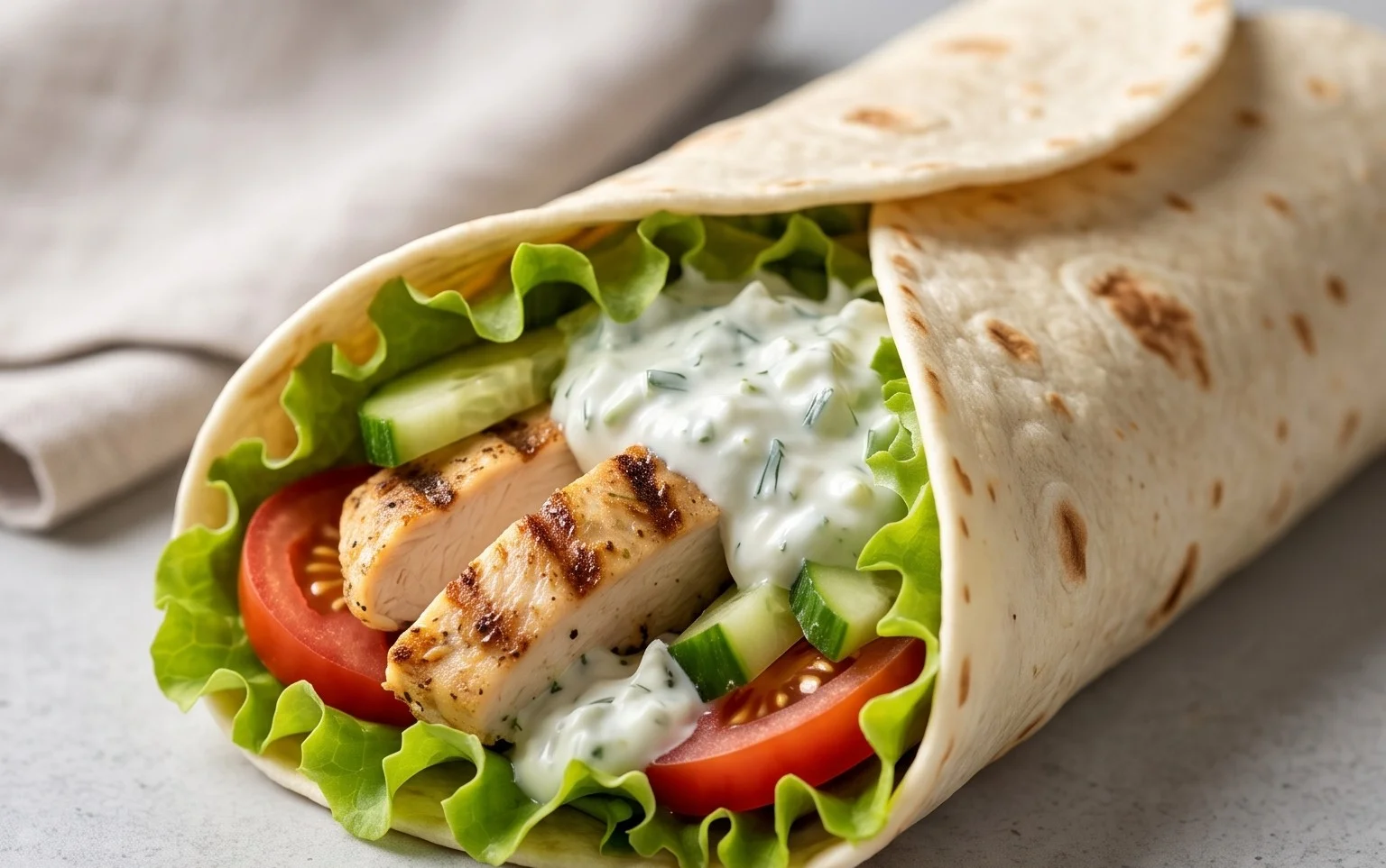Griekse Kipwraps met Tzatziki maken is eenvoudig en lekker!