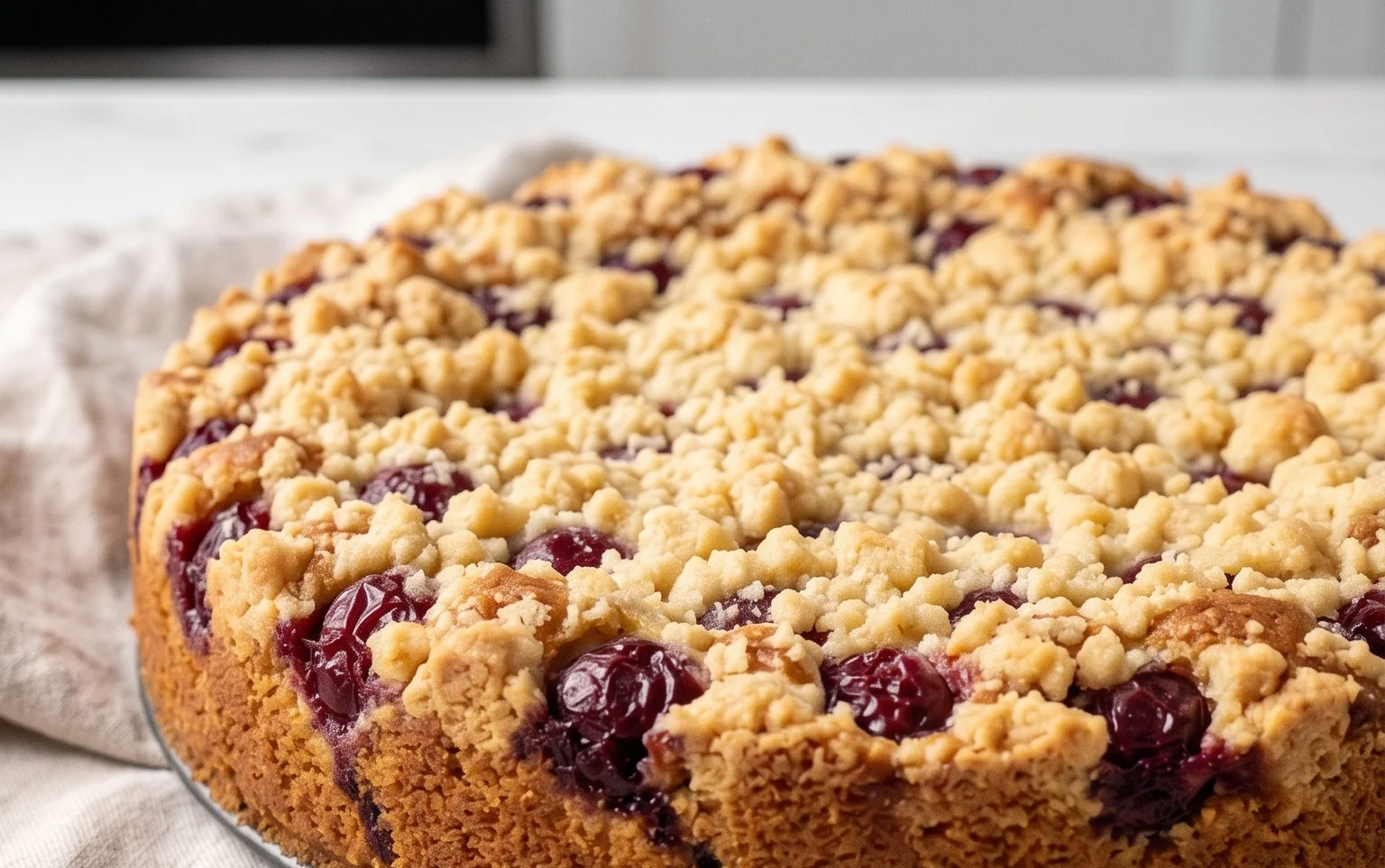 Kirsch Extractkuchen mit Streuseln