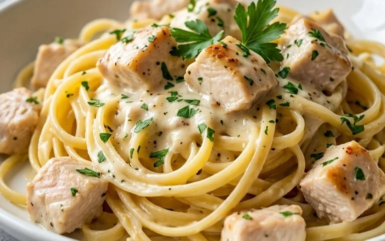 Cremige Hähnchen-Alfredo-Nudeln: Ein Unglaubliches Ultimatives Rezept