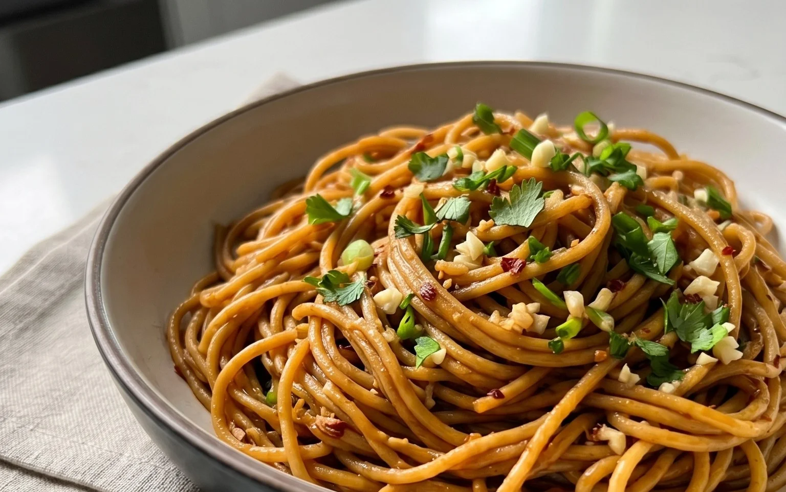 Vegan Garlic Noodles