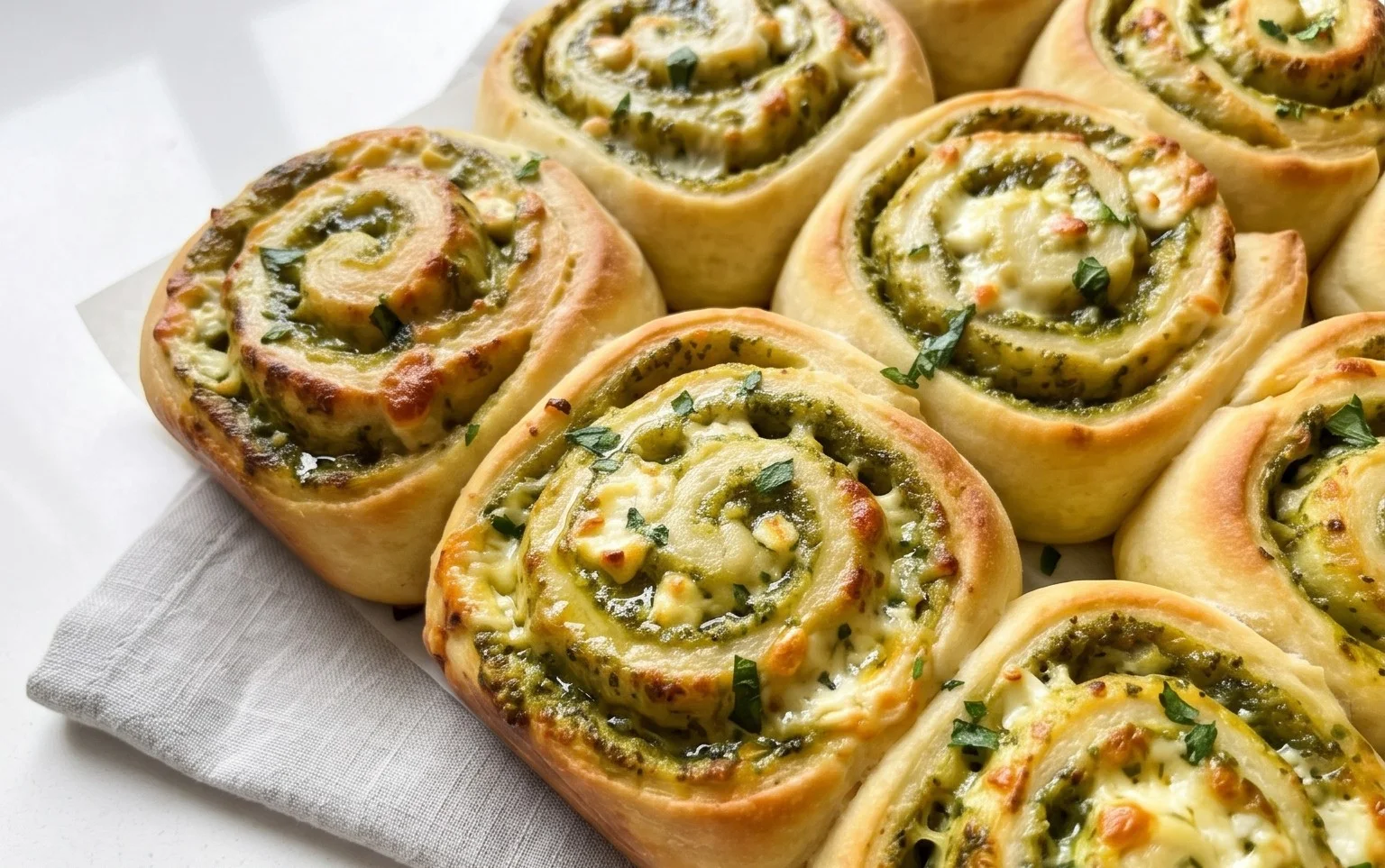 Pesto Feta Rolls