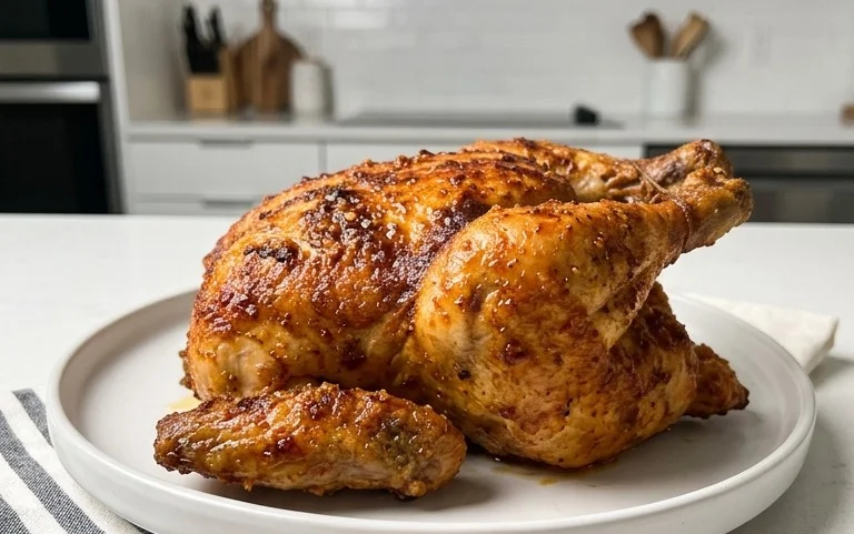 Baked Crunchy Hot Honey Chicken