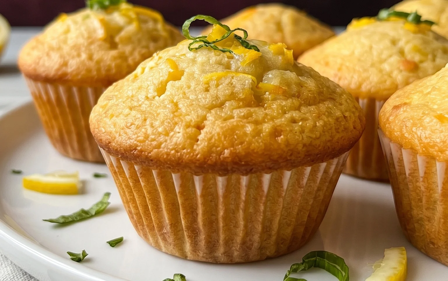 Zitronenmuffins – schnell & einfach