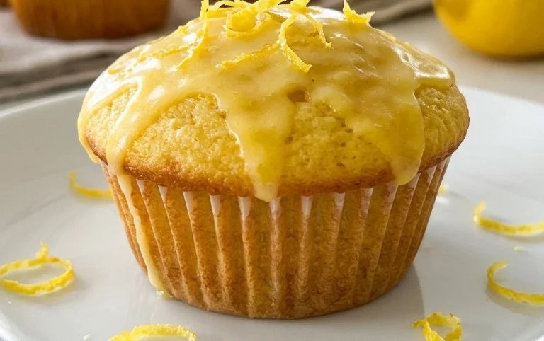 saftige Zitronen Muffins