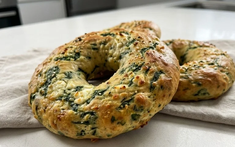 Irresistibly Easy Spinach Cottage Cheese Flagels for Any Meal