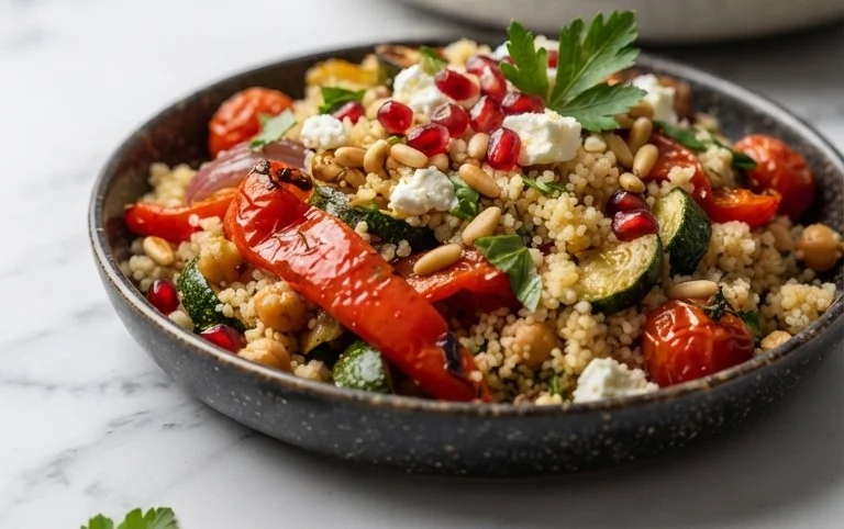 Röstgemüse Couscous für Geschmacksexplosion