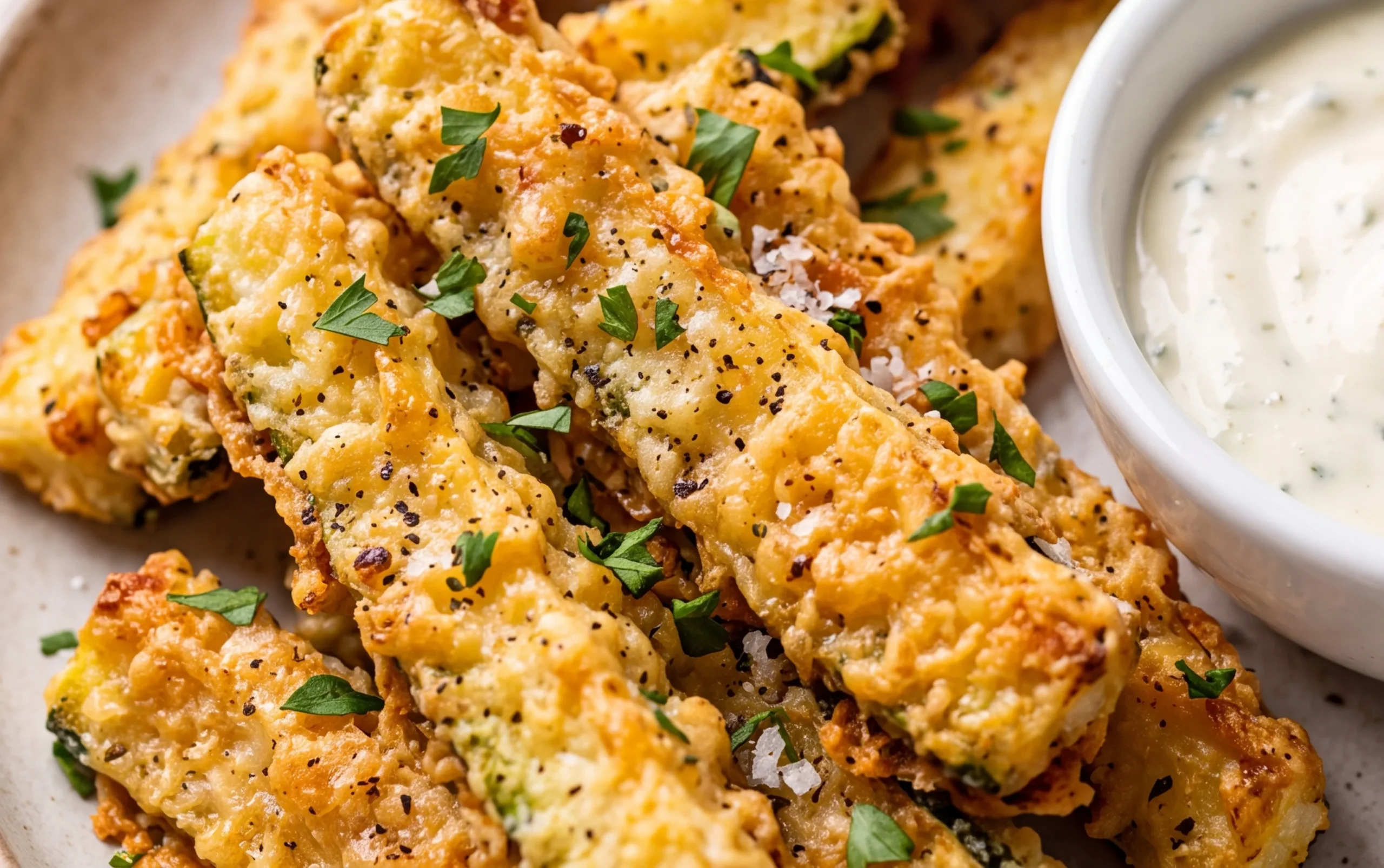 Parmesan Zucchini Fries