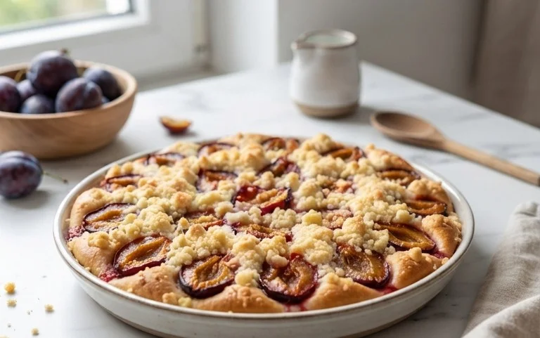 Zwetschgendatschi mit Streusel – nach Omas Rezept