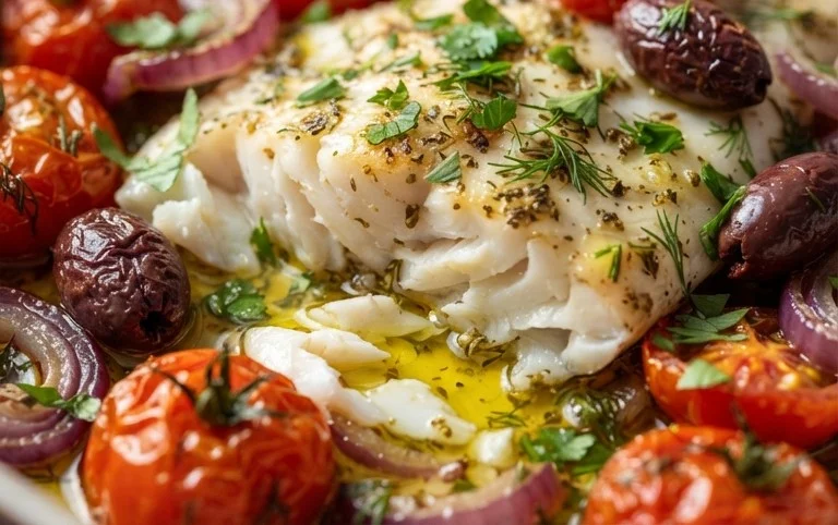 Easy Mediterranean Baked Fish Recipe - Flavorful & Quick