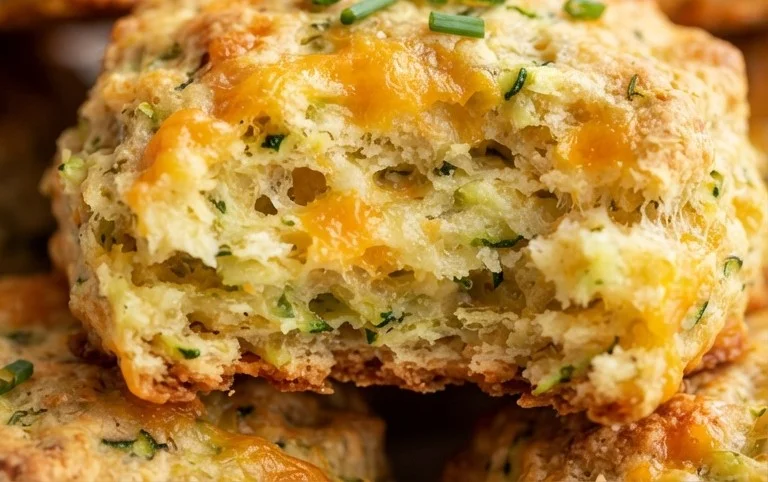 Zucchini Cheddar Biscuits