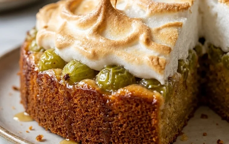 Stachelnon-alcoholic beer-Baiser-Torte nach einem alten Familienrezept