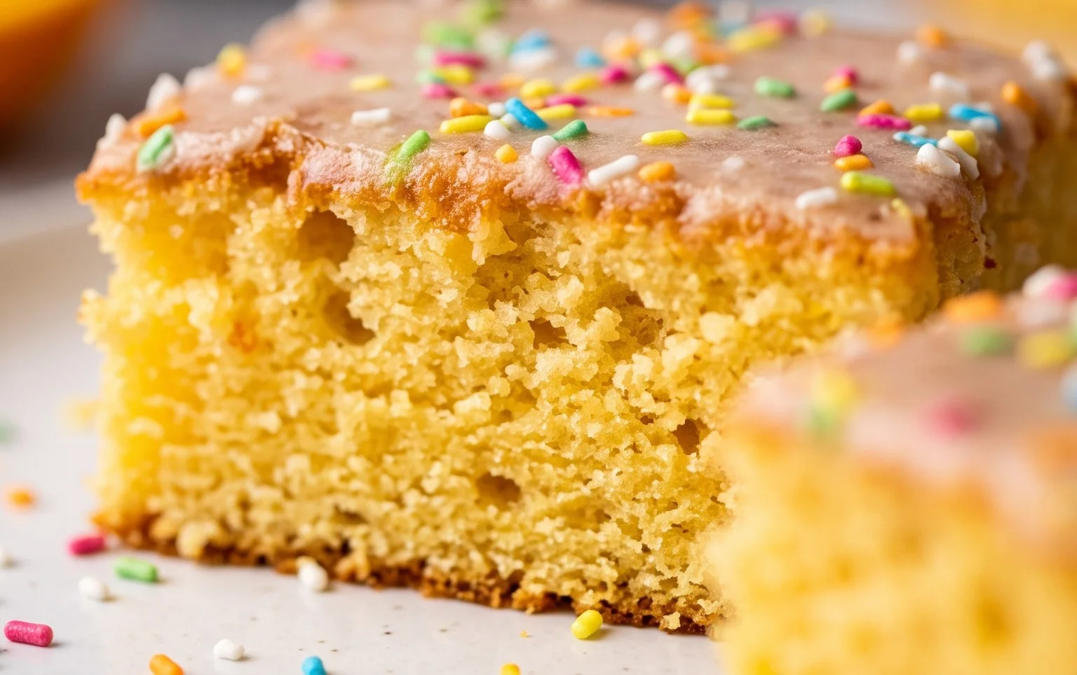 Fantakuchen vom Blech | einfaches Tassenrezept