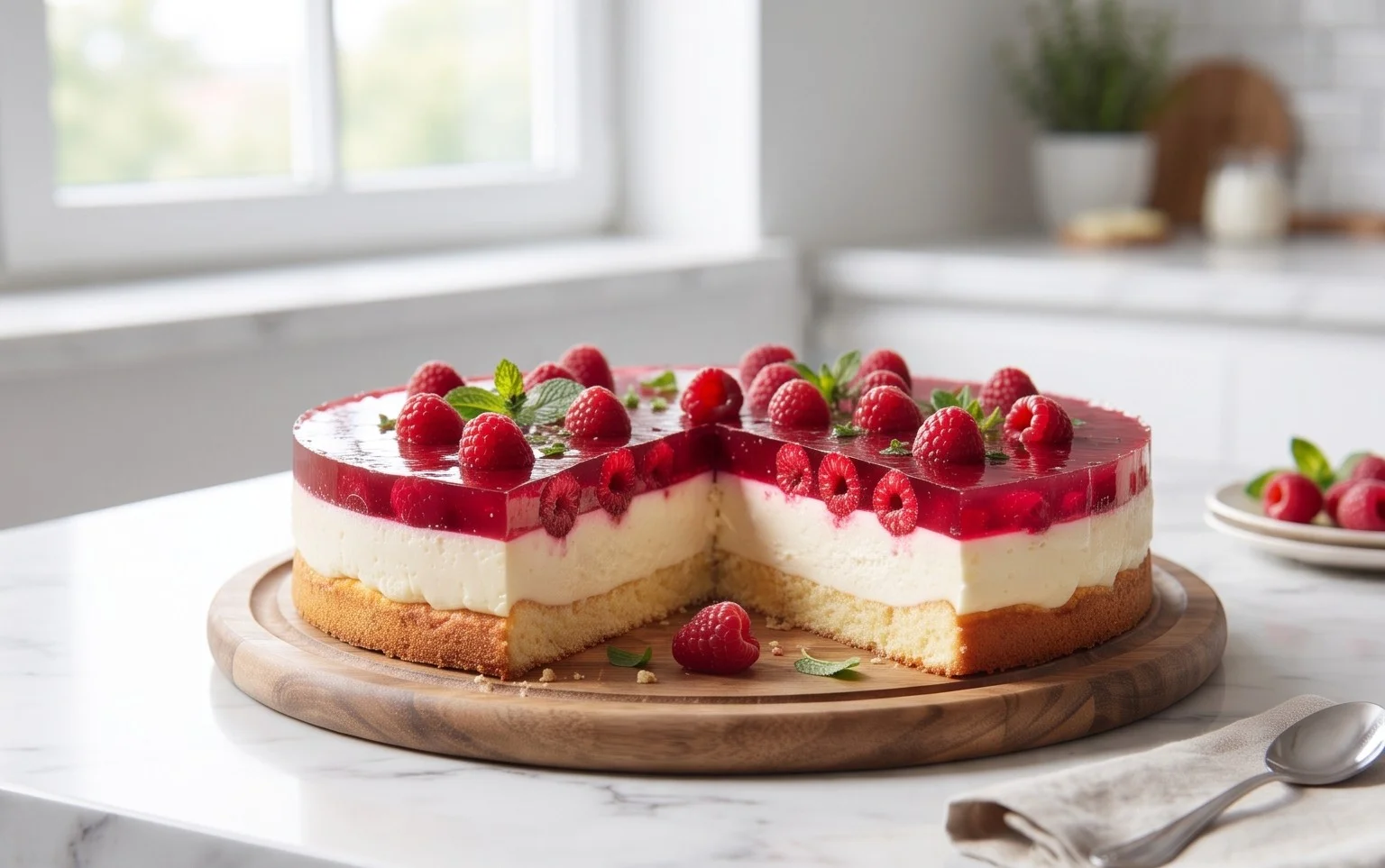 Wackelpudding-Kuchen