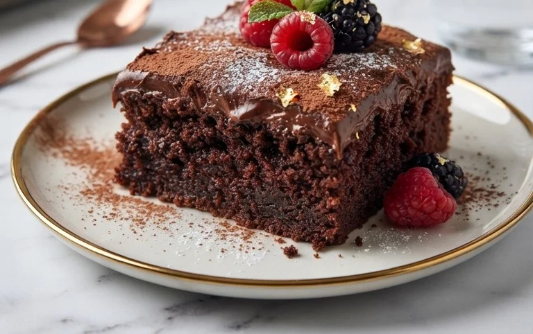 Schokokuchen vom Blech - saftig & schnell