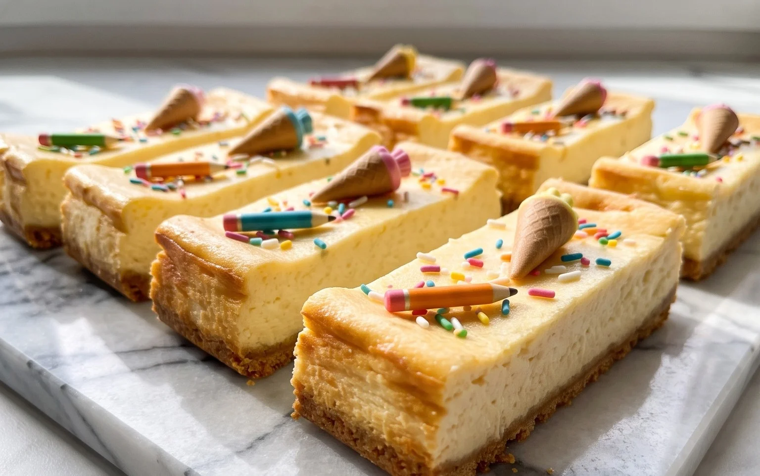 Cheesecake Sticks zur Einschulung