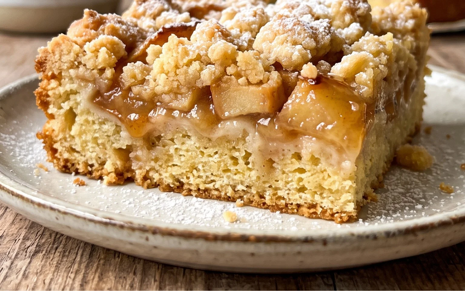 Apfelkuchen vom Blech mit Streusel – einfach lecker